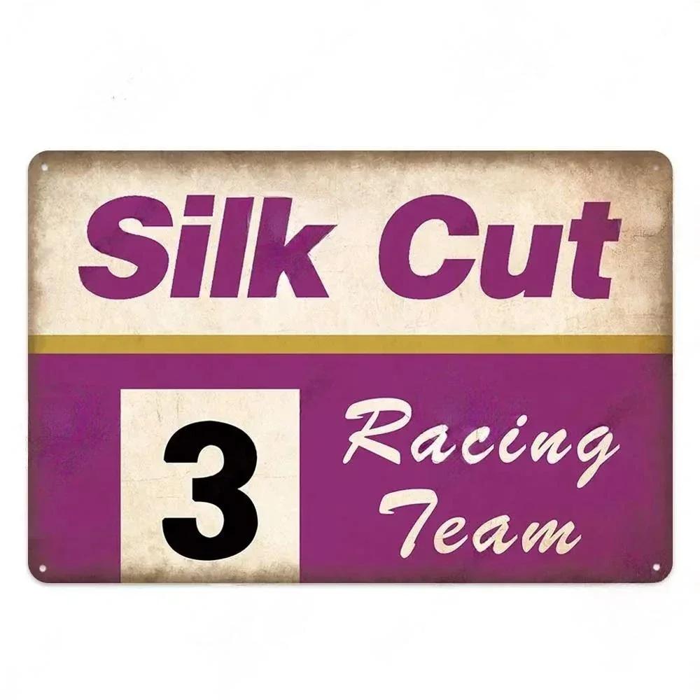 Vintage Racing Team Tin Sign Metal Signs Decorative Plaque For Garage Club Pub Bar Man Cave Farmhouse Decor Wall Decoration