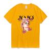 Japansk Jojo Bizarre Adventure Anime T-skjorte Unisex kvinner Kawaii Jojo Grafisk T-skjorte Tenåringer Unisexga Tee Shirt Kortermet Unisex