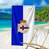 Deportivo Football Beach Towel - Soft, Absorbent Microfiber, Lightweight, Ideal for The Beach, Parties, Travel, Camping Fan Gifts