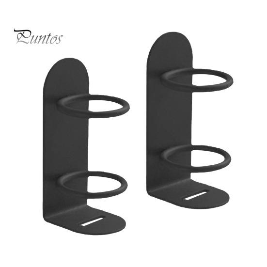 

2 шт., держатель для электрической зубной щетки, настенное крепление с одним слотом, клей без дрели, современный сверхмощный органайзер для хранения зубных щеток в ванной, железный органайзер для хранения чёрный