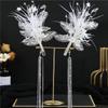 New Feather Hairpin Fairy Beauty Bridal Crystal Soft Pottery Tassel Headdress, High-end Styling Headwear