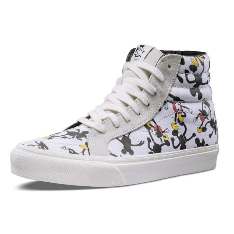 Vans Disney X Geoff McFetridge X SK8 Hi Mickey's 90th Sneakers VN0A38FYRNQ