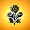 Laser Cut Rose Metal Wall Art Modern Home Office Decor Premium Craft Sign