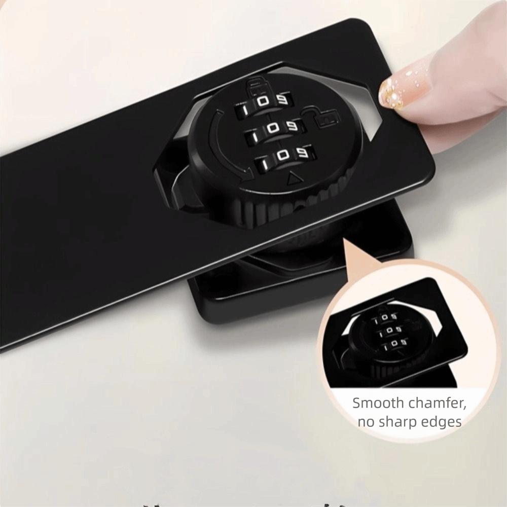 Double-Opening Cabinet Password Locks 3 Digit Drawer Lock Cabinet Door Combination Lock  Locker