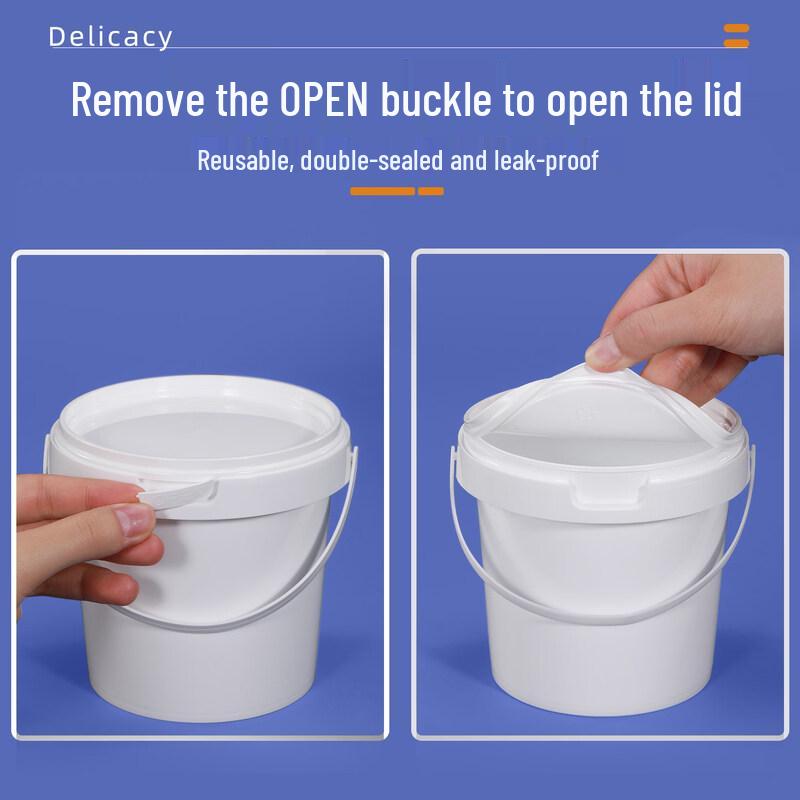 ZISIZ Sealed Plastic Paint Bucket