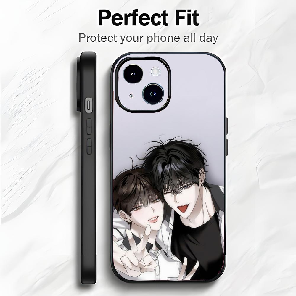 Romantic Korean Manhwa M-Mondays Savior Phone Case Phone Case Soft Packaging Lightweight For iPhone17 16 15 14 13ProMax