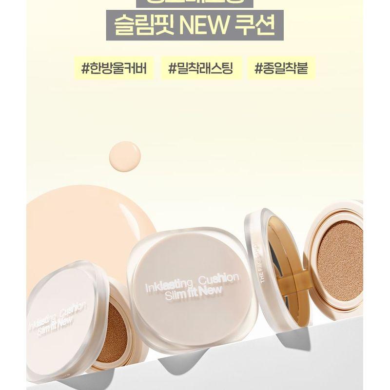 THE FACE SHOP - Inklasting Cushion Slim Fit New Refill Only - 3 Colors