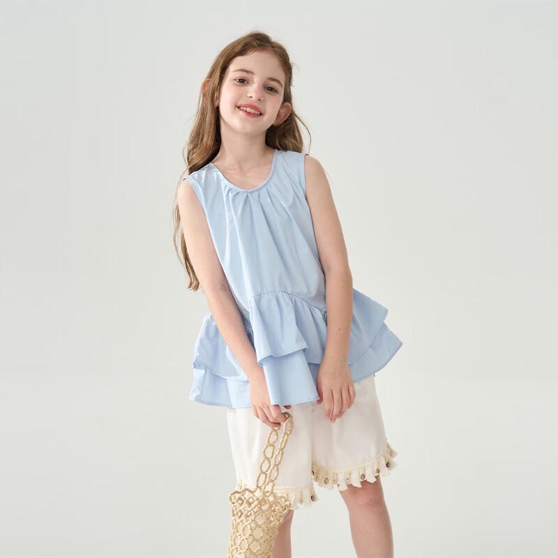 Girl's Ruffle Vest & Shorts Summer Set
