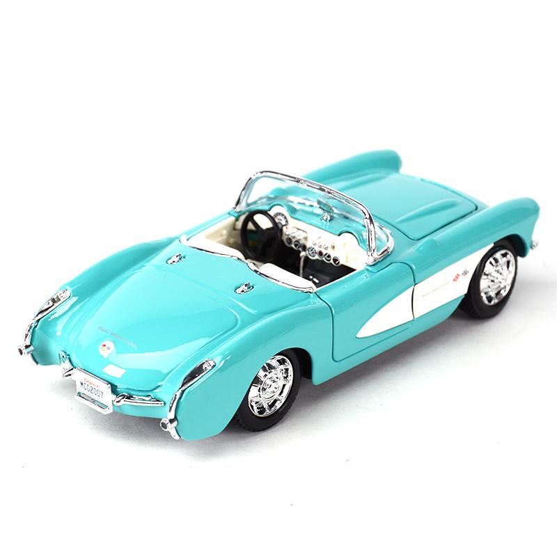 Maisto 1:24 1957 Chevrolet Corvette Sportwagen Statische Die Cast Fahrzeuge Sammler Modellauto Spielzeug