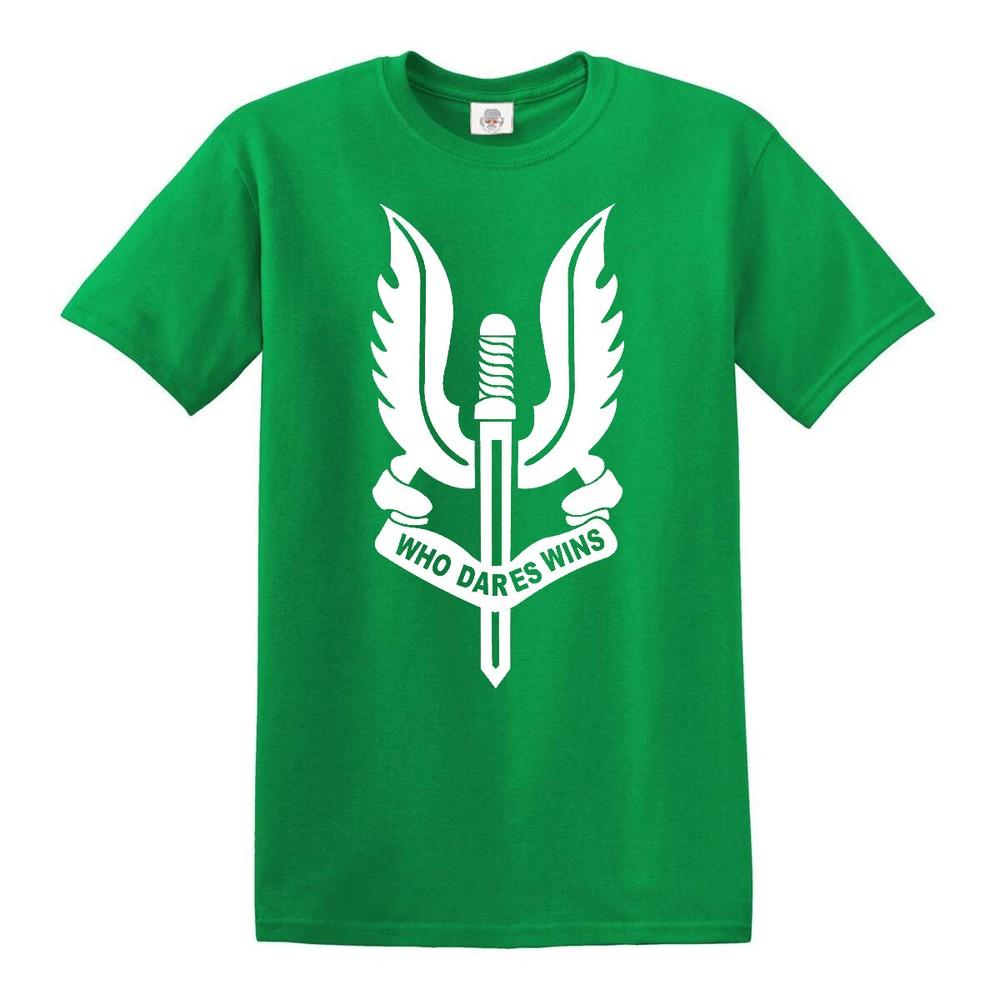 New sas who dares wins unisex tshirt ladies mens christmas gift tshirt top tee 2XL