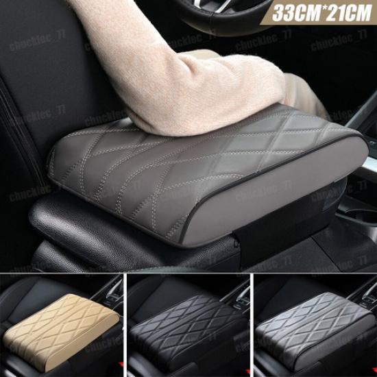 Car Armrest Pad Cover Center Console Box Leather Mat Soft Cushion Accessories