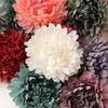 5Pcs Silk Artificial Flowers 7cm Dahlias 10 Colors Garland Accessories Home Decor Wedding Decoration Wall Hanging Garden DIY