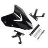 Motorcycle Wind Screen Spoiler High Strength Motorcycle Windscreen Sports Visor with Mounting Bracket Replacement for