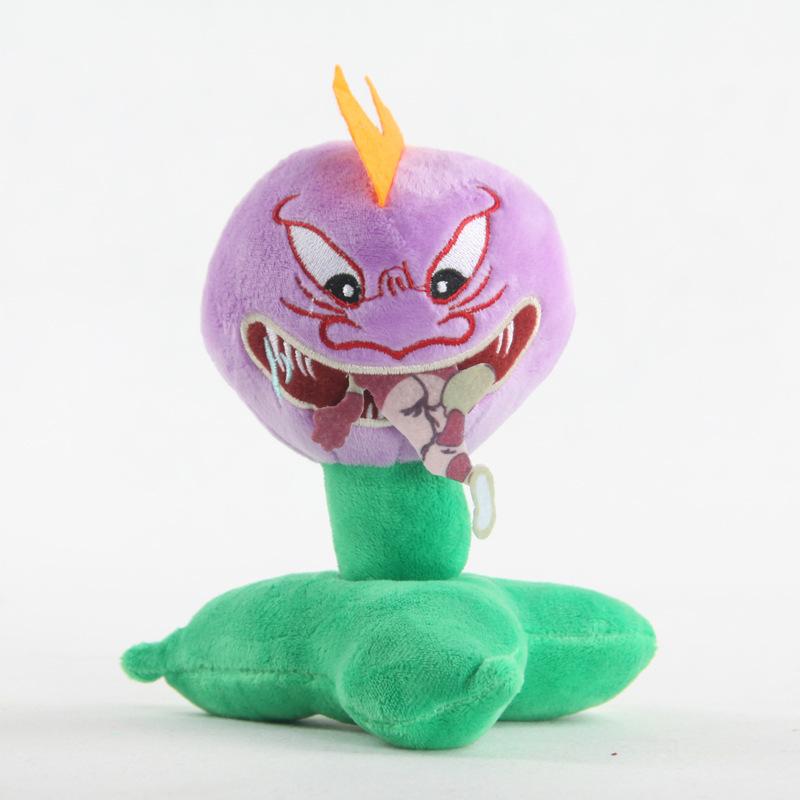 Non-Toxic New Plants Vs Zombies Plush Stuffed Toys Starfruit Split Pea Threepeater Laser Bean Imp Zombie Cartoon Game Cute Doll Kids Gifts