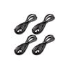 Câble rallonge alimentation - AIMOONSA - 1 m (x4) - fiche DC 5,5×2,1 mm - DC 0-36V - Noir