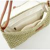 Grass Retro Messenger Bag Large Capacity Summer Beach Bag Leisure Woven Straw Crossbody Bag  Summer