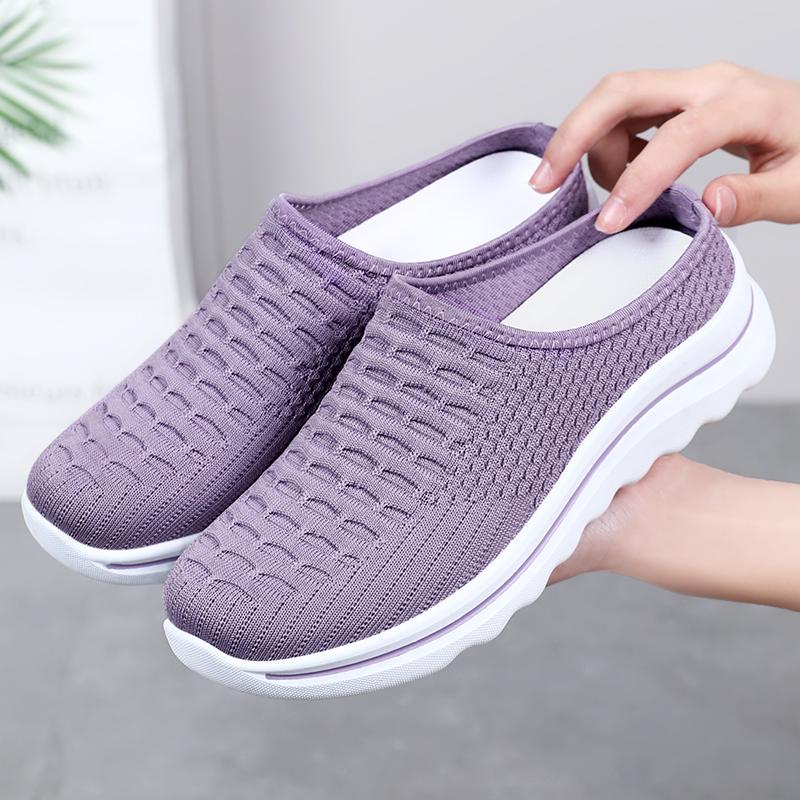 Fashion Fashion Women Slippers Breathable Thick Soft Sole Slides Female Indoor Home Flat Shoes Non-slip Casual Ladies Beach Slippers