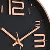 Wall Clock 12" Silent Quartz Decorative Latest Wall Clock Non-Ticking Classic Clock Battery Operated Round Easy To Read For Room/Home
