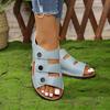 Fashion Women Sandals Classic Luxury Solid Color Outdoor Banquet Party Large Size Shoes WomenNew Fashion Casual Metal Designer Sandals