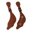 Spur Straps   Rhinestone Floral Boots Vintage Spur Straps for Horse  s   Length Handcrafted