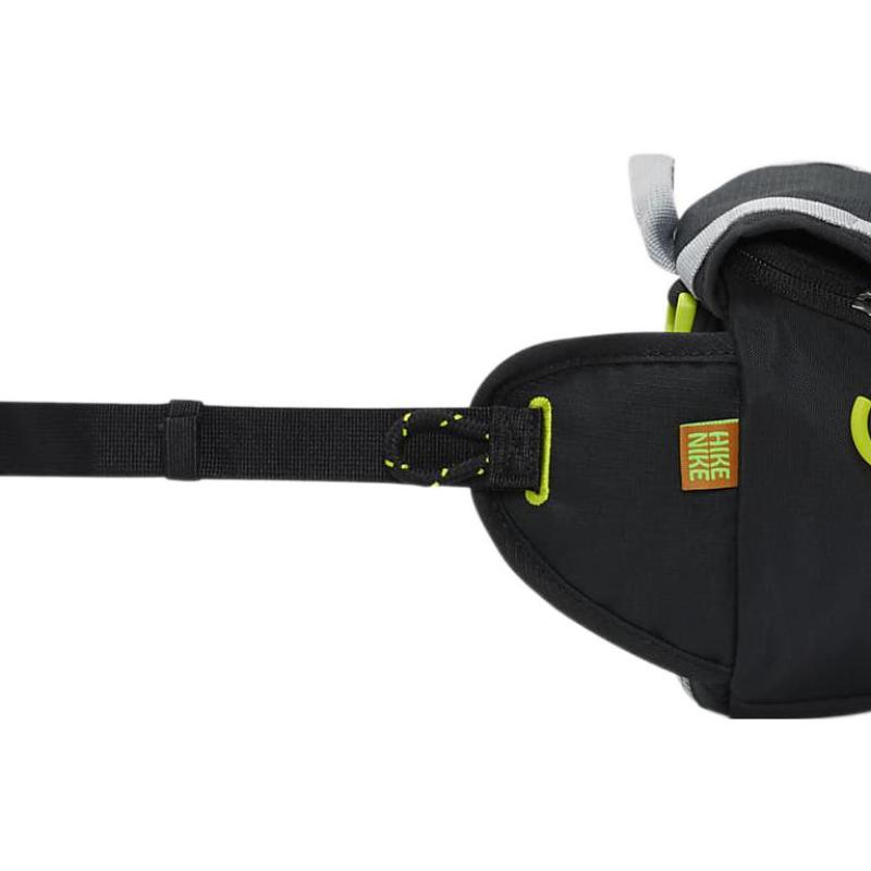 Nike Fabric One Shoulder Crossbody Fanny Pack Regular Unisex Black/Gray Casual DJ9681-010