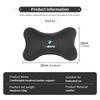AWQ6 Leather Car Seat Headrest Lumbar Support Interior Accessories For BMW E87 E70 E91 E30 G20 E92 E93 E60 E46 E90 G30 E53 X1