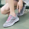 Summer hollow breathable mesh casual sports shoes women's pure white all black non-slip soft-soled shoes