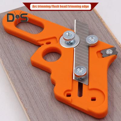 Kantenanleimschneider, Kantenschneider-Werkzeug mit kreisförmigem Kantenschaber, einfache Bedienung, multifunktionales Handtrimmwerkzeug für die Holzbearbeitung