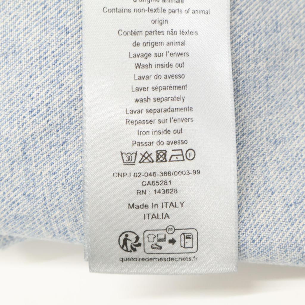 Dior [Excellent Condition/Domestically Authorized] 013D480M360X MK2 Denim Jacket 48 blueUsed