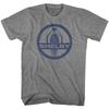 Maglietta T-shirt Carroll Shelby Motors Shelby Cobra Snake Logo Grigio Melange