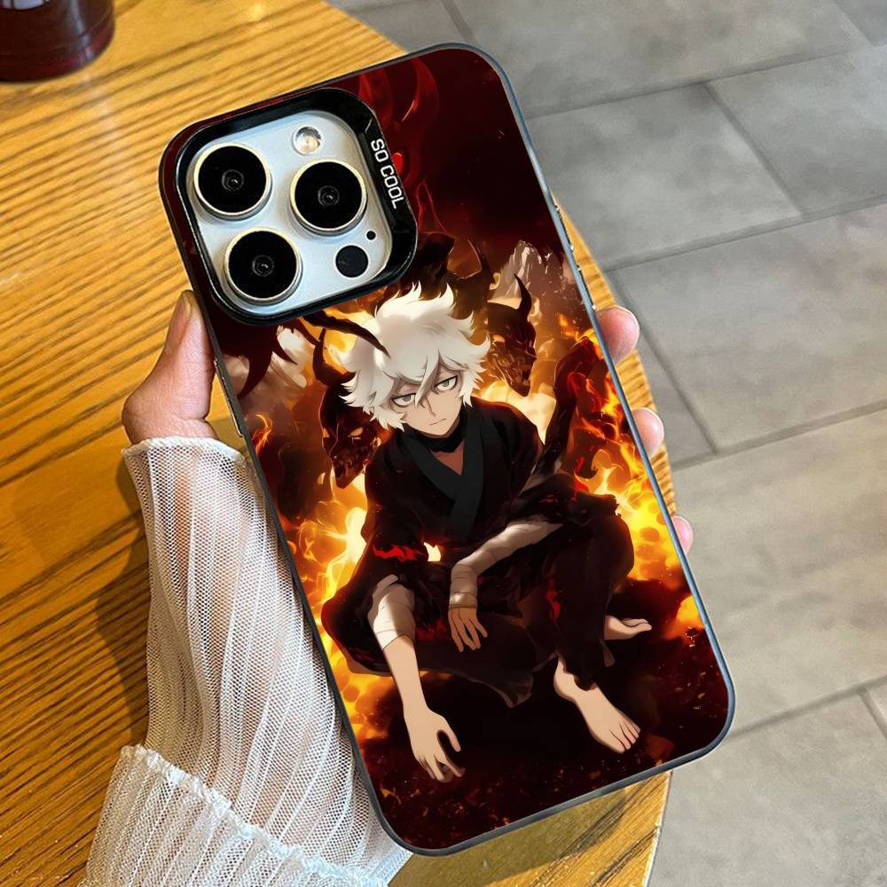 Hell-S G-Gabimaru P-P-ParadisES Phone Case For iPhone 16 17 15 14 12 13 Pro Max Black Candy Matte Shockproof Cover
