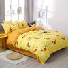 Cartoon Duck Duvet Cover Twin Queen Size, Cute Farmhouse Livestock Yellow Duck Bedding Set for Kids Boy Bedroom Decor 3/4pcs Set