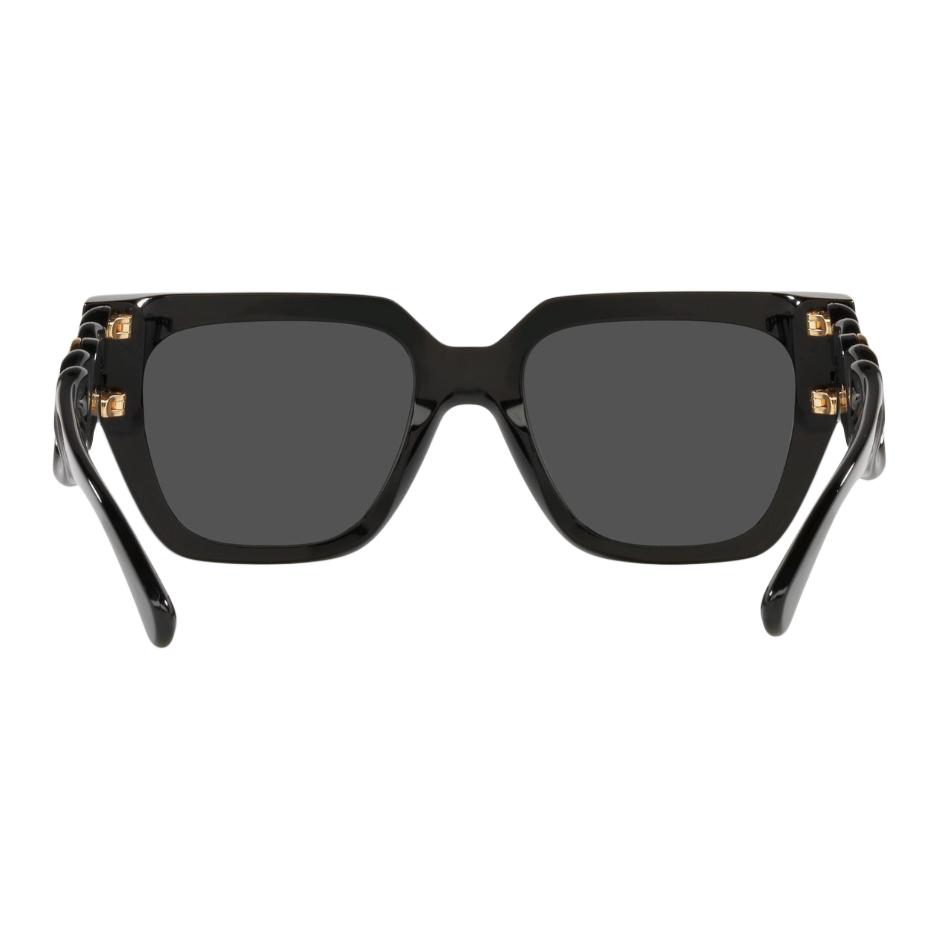 Versace Logo Square Sunglasses Women Sunglasses Black 0VE4409-GB1-87-BLACK