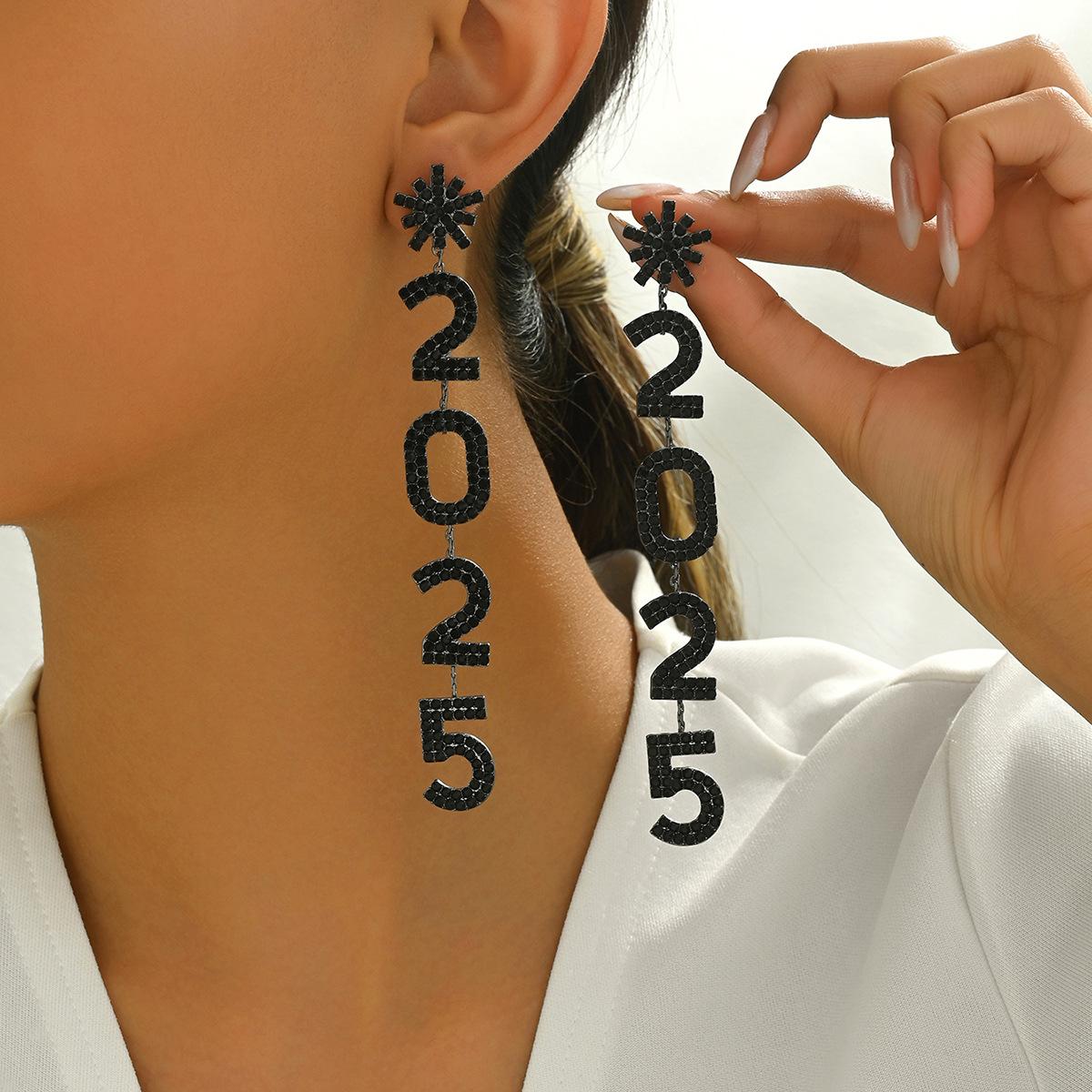 

Новые легкие роскошные серьги с бриллиантами, персонализированные серьги-гвоздики в виде снежинки 2025 года