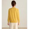 Shexi Women's 100% Wool Jacquard Knit Cardigan