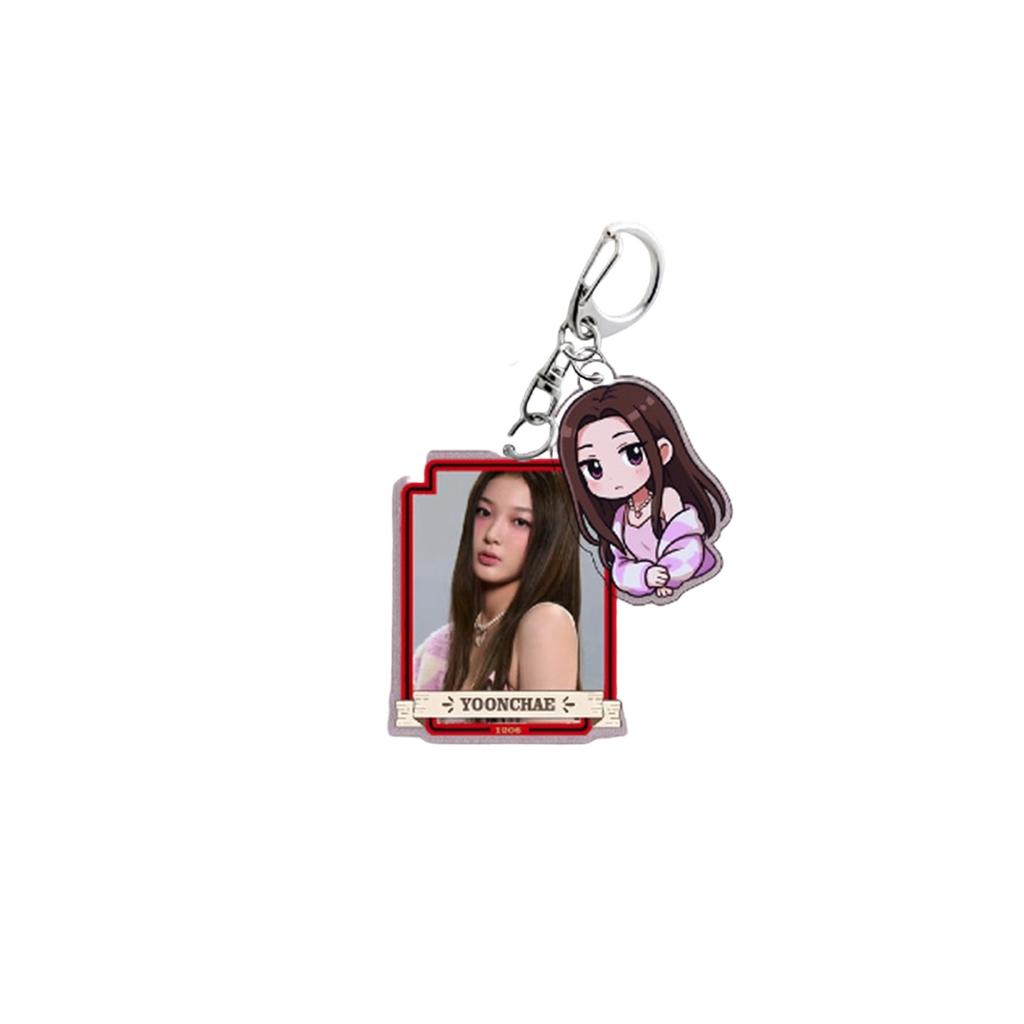 Girls Group Acrylic Keychain New Bag Pendant Accessories Jewelry
