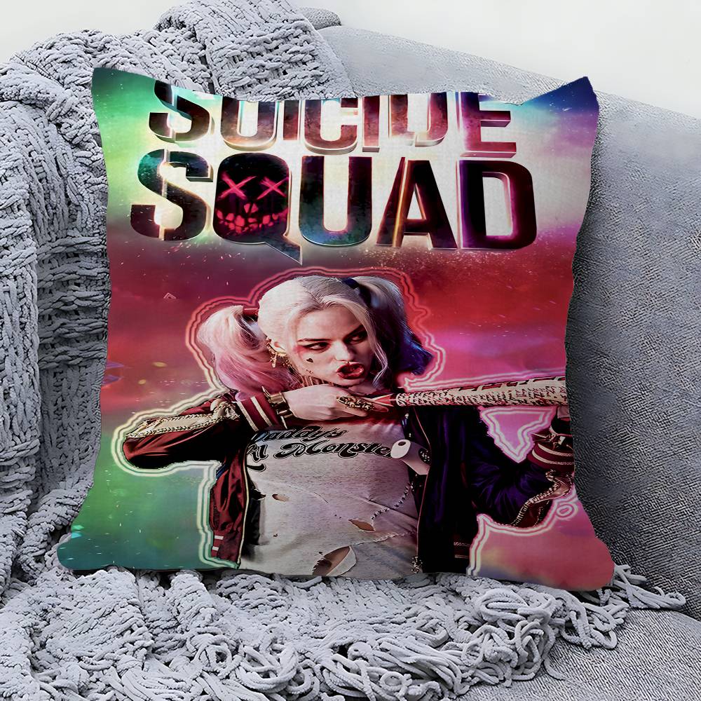 H-Harleys Cool Q-Quinn Personalized Picture Text Home Decorative Pillows Household Gifts 45x45cm