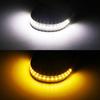 White/Amber Switchback LED Fork Turn Signal DRL Light Strips For Motorcycle EOA