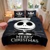 3Pcs Christmas Nightmare Before Bedding Sets For All Sizes New 3D Printed Bed Cover Comforter Duvet Cover Pillowcase Bedroom Decoration
