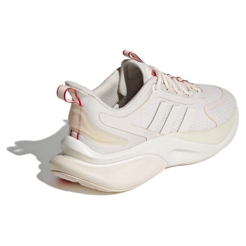 Adidas Alphabounce+ Ivory Red Herren-Sneaker Creme ID8626