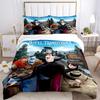 Hotel Transylvania Family Print 3Pcs Bedding Setduvet Cover With 2 Bedropillowcase Home Birthday Gift