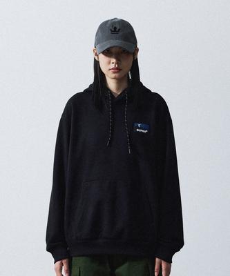 Label Point Daily Hoodie (Black)