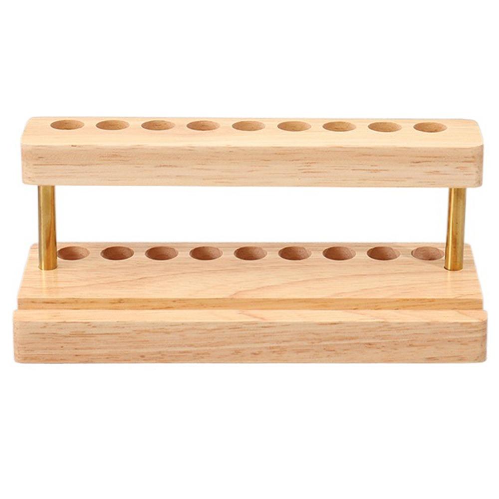Multifunction Walnut Pens Holder 9/15 Slots Toothbrush Holder  Desktop Ornaments