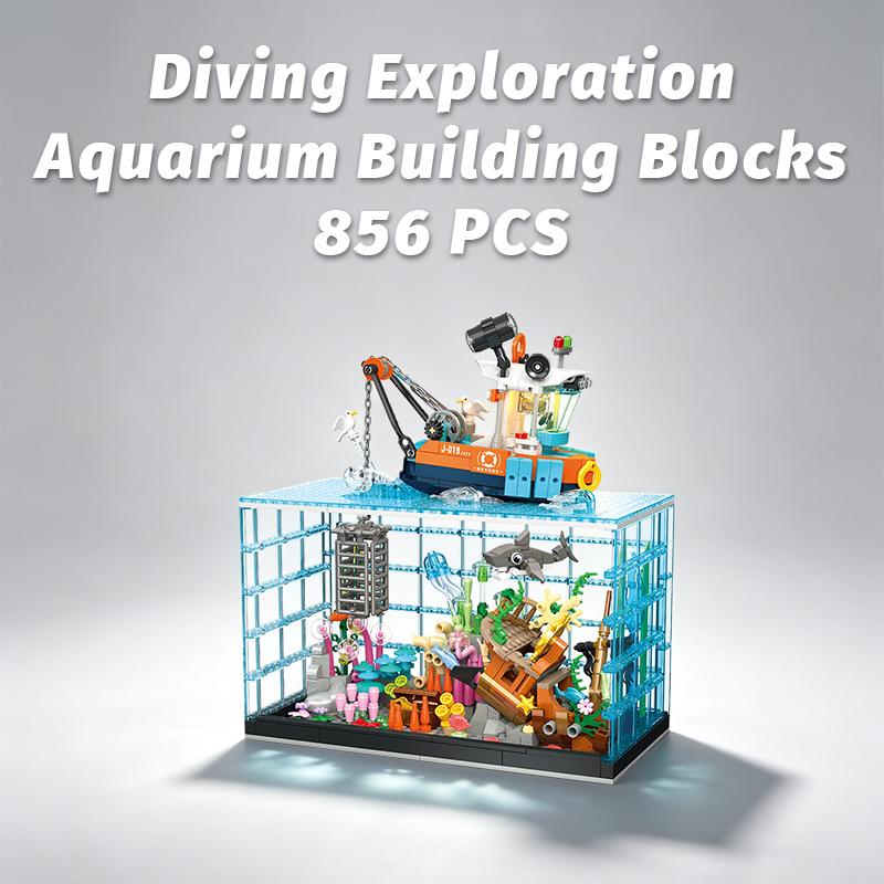 High-Quality 856 High-Quality Pcs High-Quality Deep High-Quality Sea High-Quality Exploration High-Quality Aquarium High-Quality Building