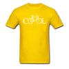 Unisexs Tshirts Bicycle Its Cool Unisex Funny Tshirt Simple Style Printed T Shirt Letter Cotton O Neck Tees New Year Day Gift