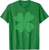 St Patricks Day Four Leaf Clover Retro Vintage Distressed Good Luck Gift Women