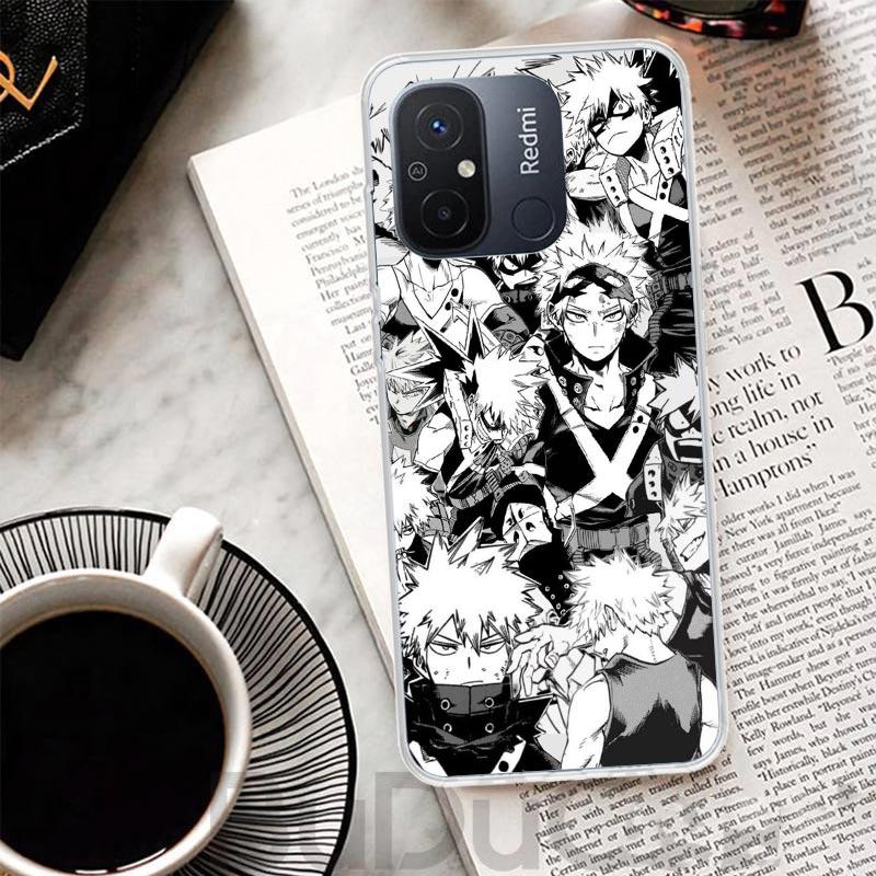 Bakugou Katsuki MHA My Hero Cover For Xiaomi Redmi 14C 13 13C 12 12C 10 10C 9 9C 9T 9A Phone Case 10A 8A 8 7A 7 6A 6 Pro K70 K60