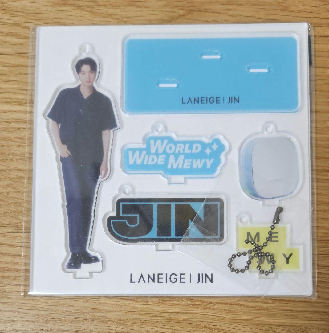 

[USED] Korea BTS Jin Laneige Collaboration Mini Acrylic Stand Key Ring
