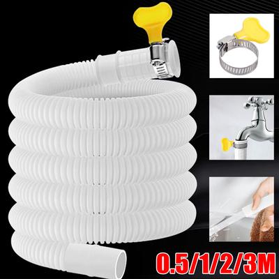 300cm Washing Machine Draining Hose Pvc Plastic Tube Pipe for Air Conditioner Faucet Extension Semi-Automatic Plumbing Hoses
