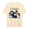 2026 New Twilight Team Edward Cullen Printed Tshirts Unisex Women Fashion Retro T Shirt Casual Cotton Tshirt Streetwear Summer